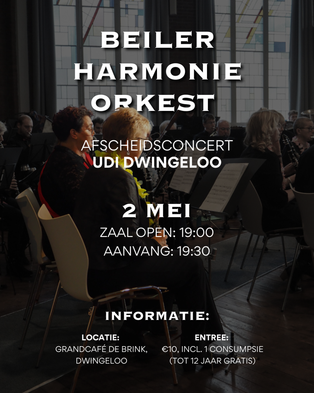 Afscheidsconcert voor UDI